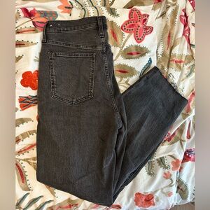 Madewell Women's Straight Leg Jeans - Black